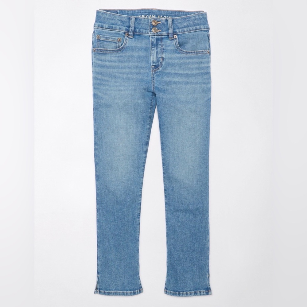 American Eagle Outfitters Next Level Low-Rise Artist Crop Jean 2Short